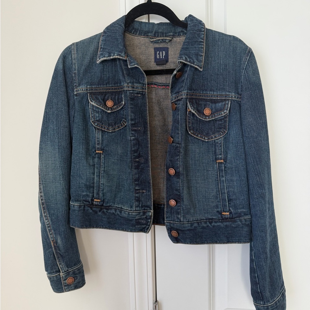GAP Women's Cropped Denim Jacket